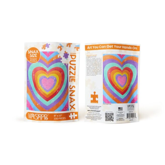 WerkShoppe Snax 100 Pc Puzzle – Velvet Heart - Image 4