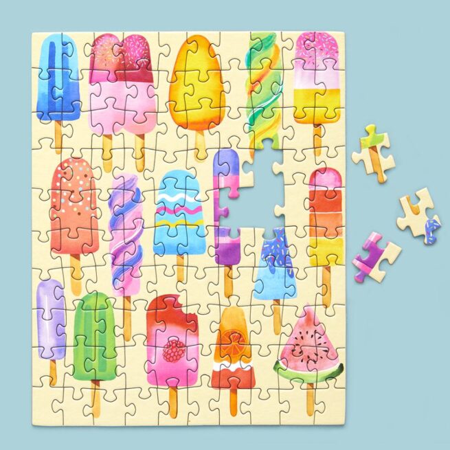 WerkShoppe Snax 100 Pc Puzzle – Popsicle Party - Image 3