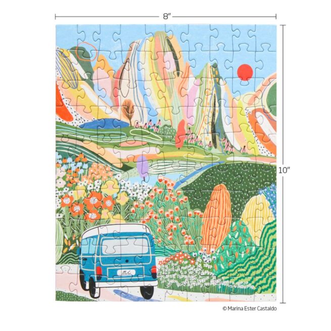 WerkShoppe Snax 100 Pc Puzzle – Day Tripping - Image 2