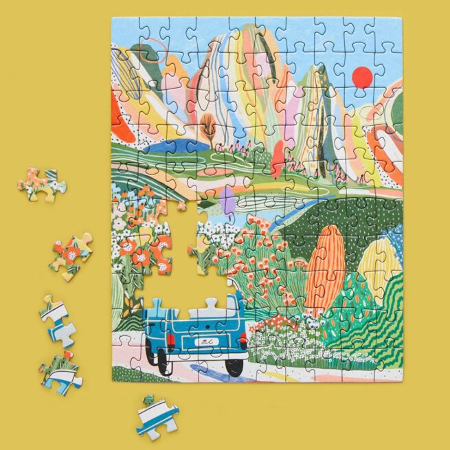 WerkShoppe Snax 100 Pc Puzzle – Day Tripping - Image 3