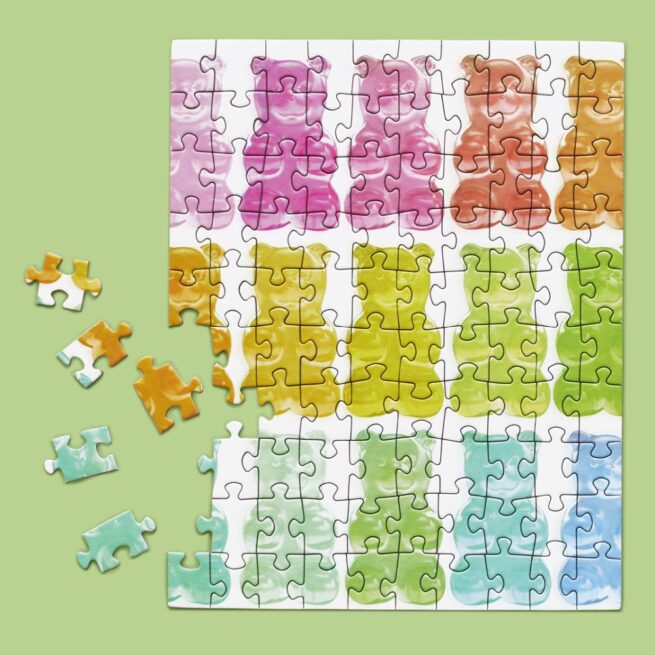 WerkShoppe Snax 100 Pc Puzzle – Gummy Bears - Image 3