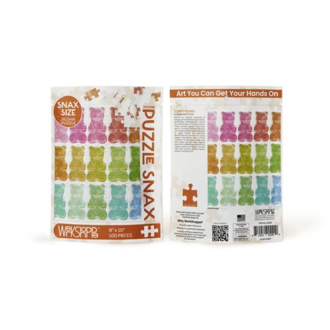 WerkShoppe Snax 100 Pc Puzzle – Gummy Bears - Image 4