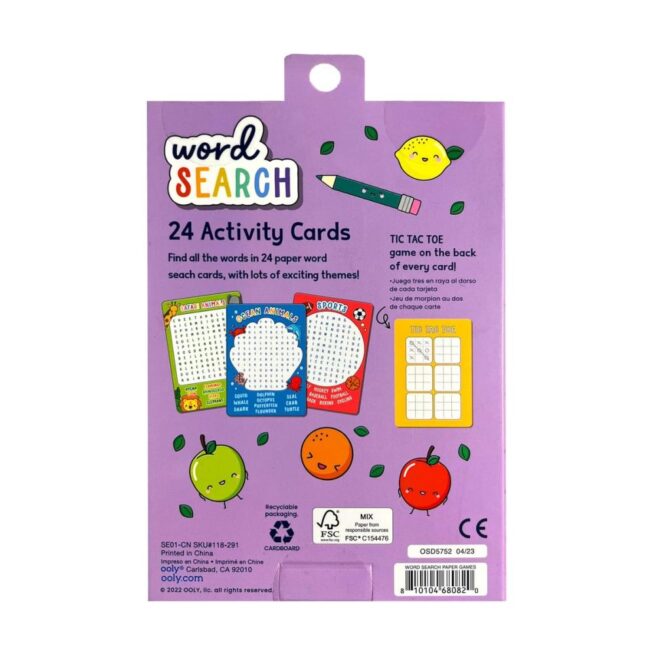 Ooly Activity Cards - Word Search - Image 3