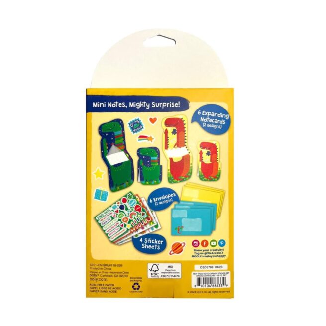 Ooly Notecard and Sticker Kits - Dinos and Dragons - Image 3