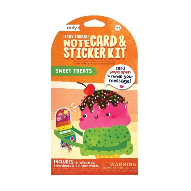 Ooly Notecard and Sticker Kits - Sweet Treats