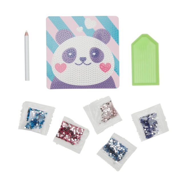Ooly Razzle Dazzle Mini DIY Gem Art Kit - Pretty Panda - Image 2