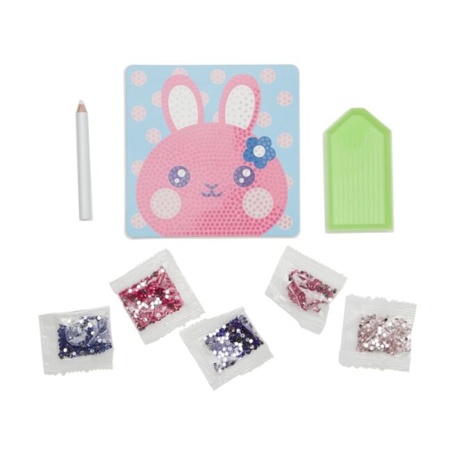 Ooly Razzle Dazzle Mini DIY Gem Art Kit - Bouncy Bunny - Image 2