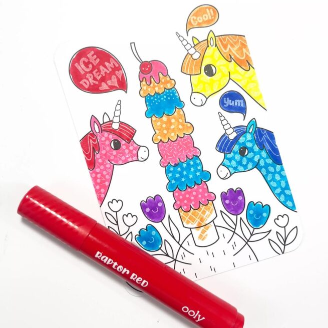 Ooly Undercover Art – Unicorn Friend - Image 2