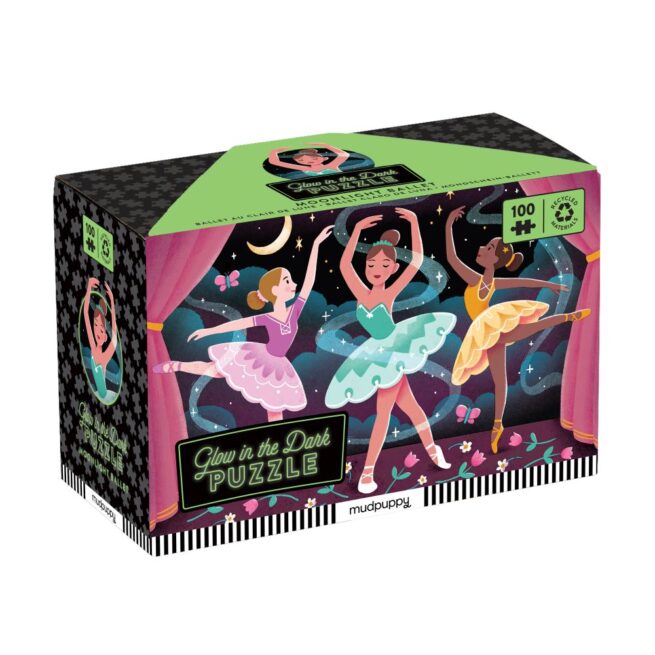 Mudpuppy 100 Pc Glow Puzzle - Moonlight Ballet