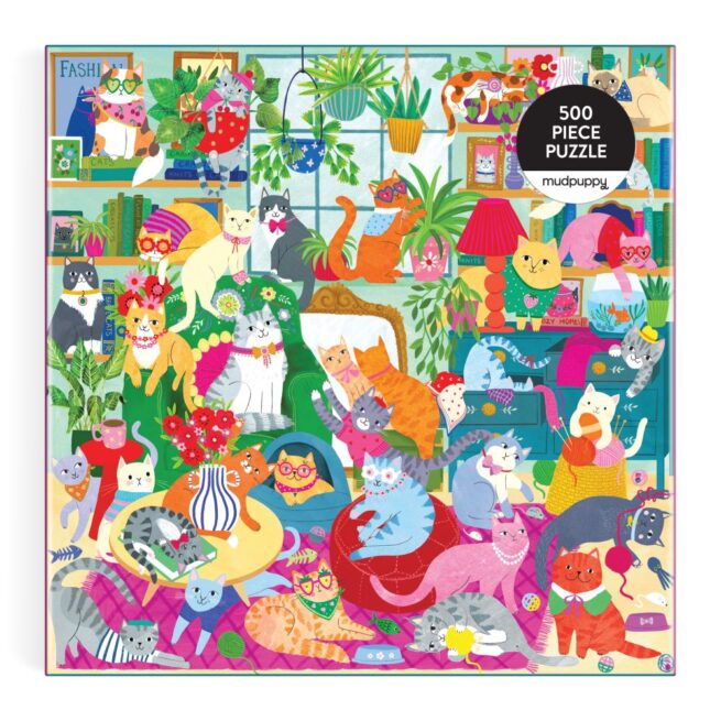 Mudpuppy 500 Pc Puzzle - Caturday Afternoon - Image 2
