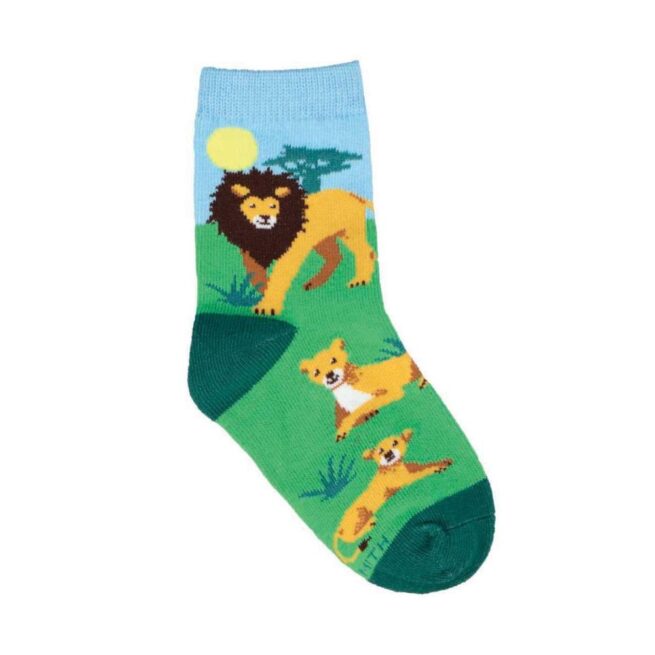 Socksmith Kids Socks 2-4 yrs - Lounging Lions