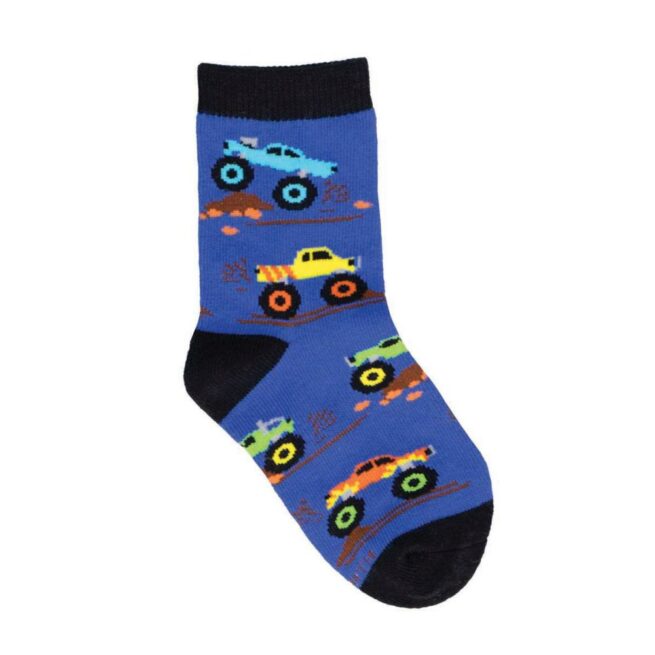 Socksmith Kids Socks 2-4 yrs - Monster Trucks