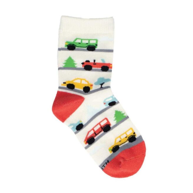 Socksmith Kids Socks 2-4 yrs - Beep Vroom