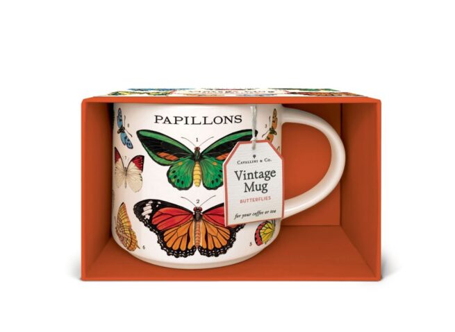 Cavallini Mug - Vintage Butterflies - Image 2