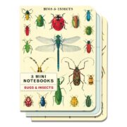 Cavallini Notebook Mini Set - Bugs