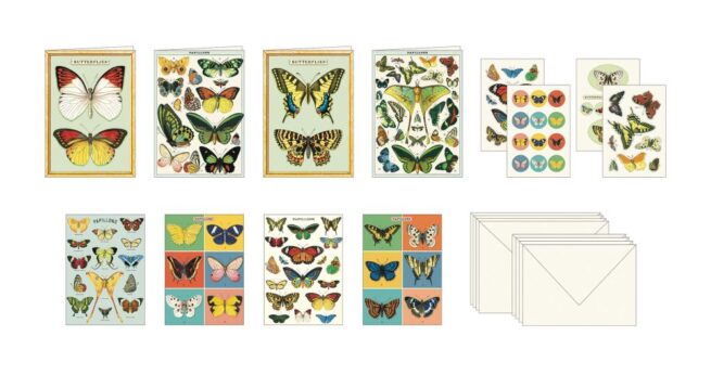 Cavallini Stationery Set - Butterflies - Image 2