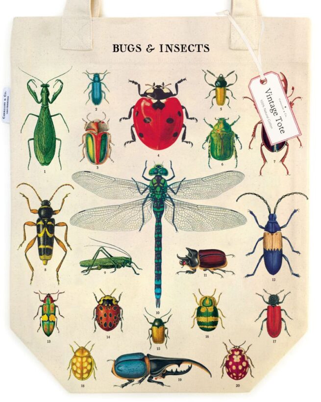 Cavallini Tote Bag - Bugs & Insects - Image 2
