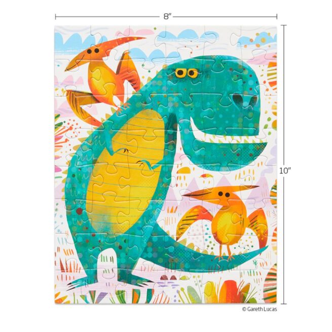 WerkShoppe Snax 48 Pc Puzzle – T-Rex and Friends - Image 2