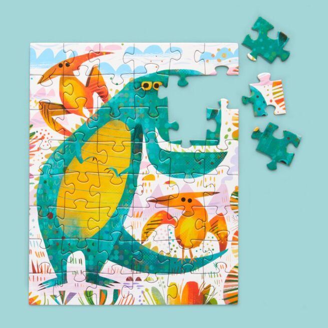 WerkShoppe Snax 48 Pc Puzzle – T-Rex and Friends - Image 3