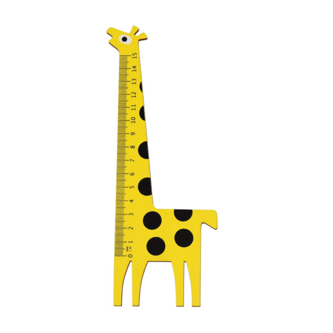 Rex London Wooden Ruler Yellow Giraffe - Image 2