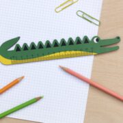 Rex London Wooden Ruler Crocodile - Image 2