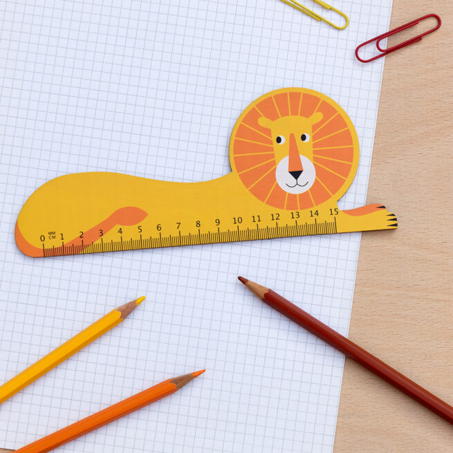 Rex London Wooden Ruler Lion - Image 3
