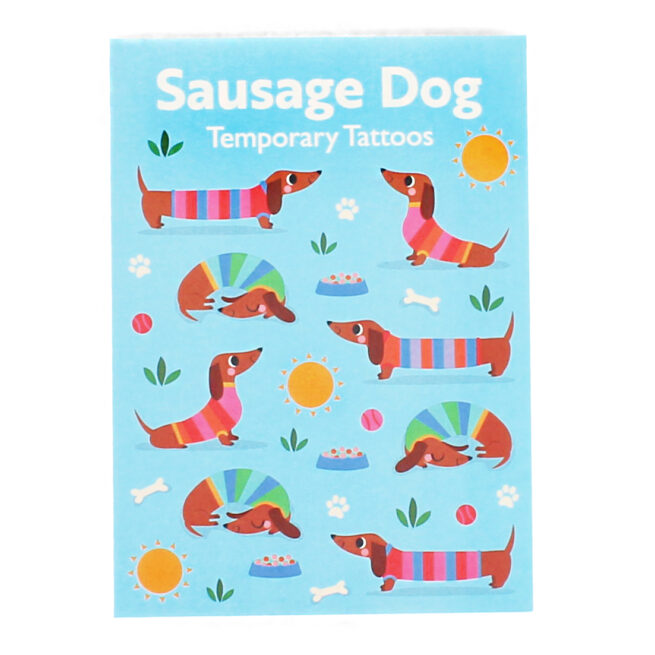 Rex London Temporary Tattoos – Sausage Dog