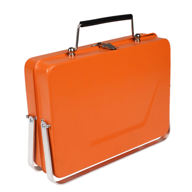 Rex London Portable Suitcase BBQ – Burnt Orange - Image 3