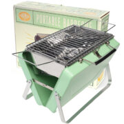 Rex London Portable Suitcase BBQ – Pistachio