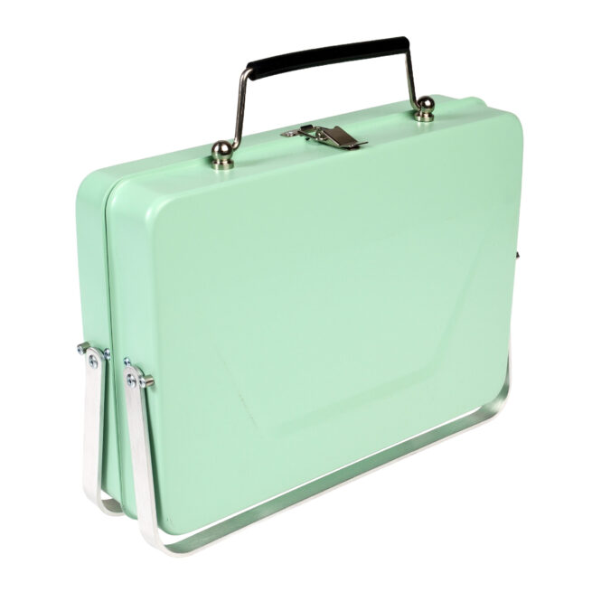 Rex London Portable Suitcase BBQ – Pistachio - Image 2