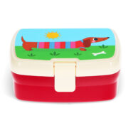 Rex London Lunch Box - Sausage Dog Blue