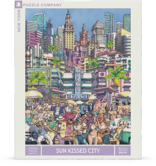NYPC Max Tilse 500Pc Puzzle - Sunkissed City