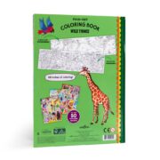 eeBoo Fold Out Colouring Book - Wild Things - Image 2