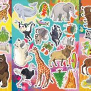 eeBoo Fold Out Colouring Book - Wild Things - Image 5