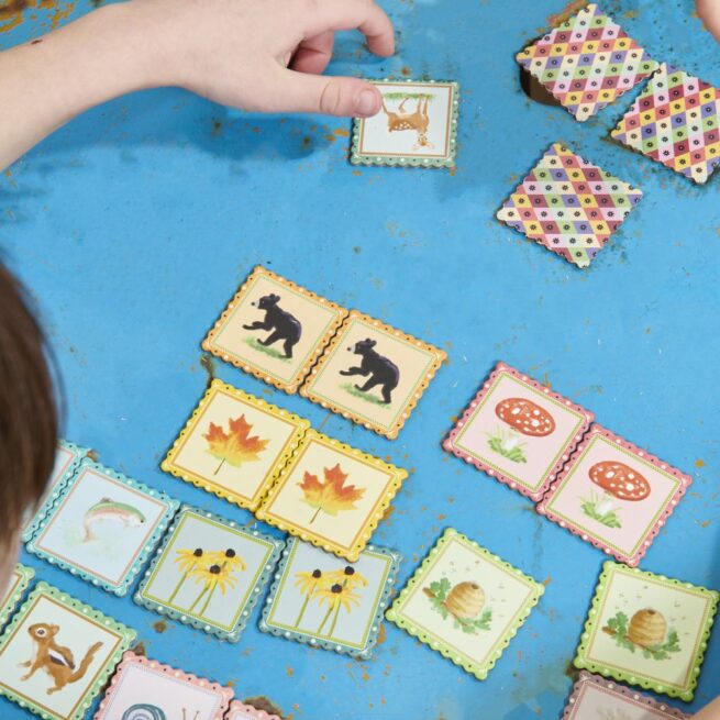 eeBoo Memory Match Game - Busy Woods - Image 5
