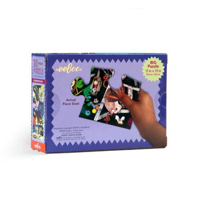 eeBoo 20 Pc Puzzle - Cauldron of Bats - Image 2