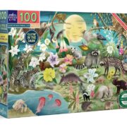 eeBoo 100 Pc Puzzle - Love of Nocturnal Life