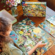 eeBoo 100 Pc Puzzle - Love of Nocturnal Life - Image 4