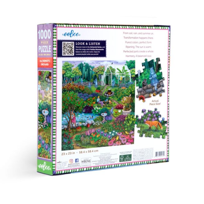 eeBoo 1000 Pc Puzzle - Alchemist Orchard - Image 2
