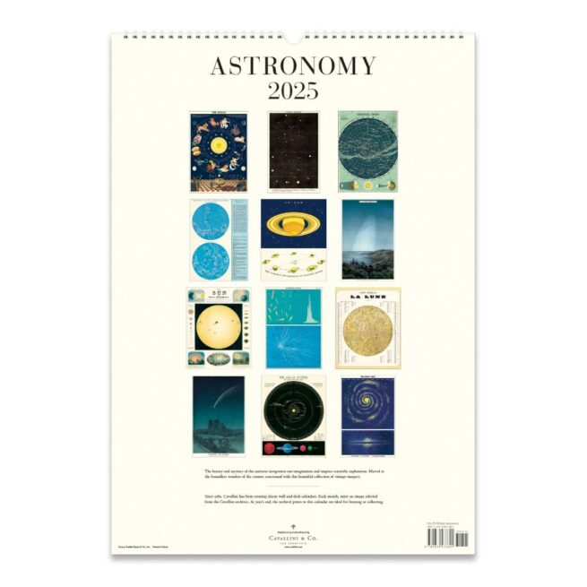 Cavallini 2025 Wall Calendar – Astronomy - Image 3