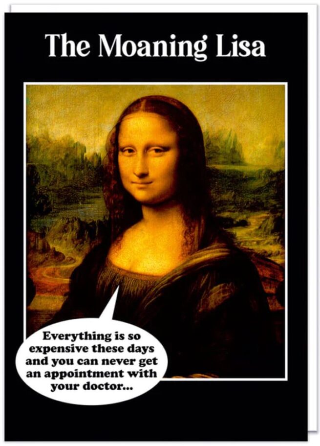 Dean Morris Card - The Moaning Lisa