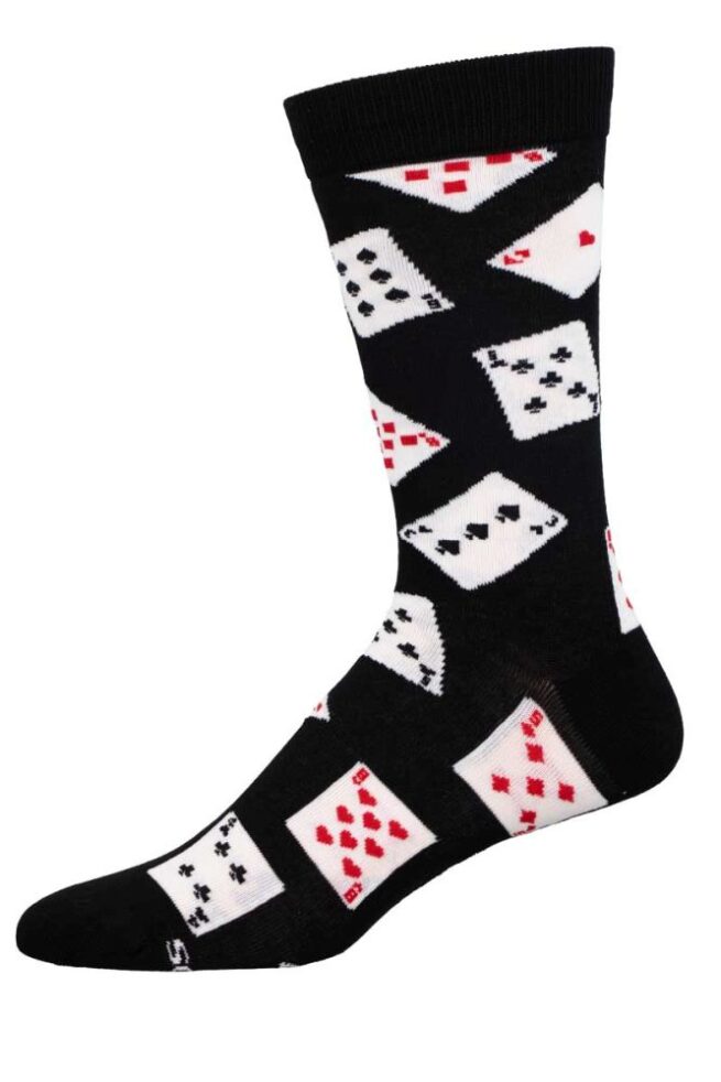 Socksmith Mens Socks Bamboo – Deal Me In