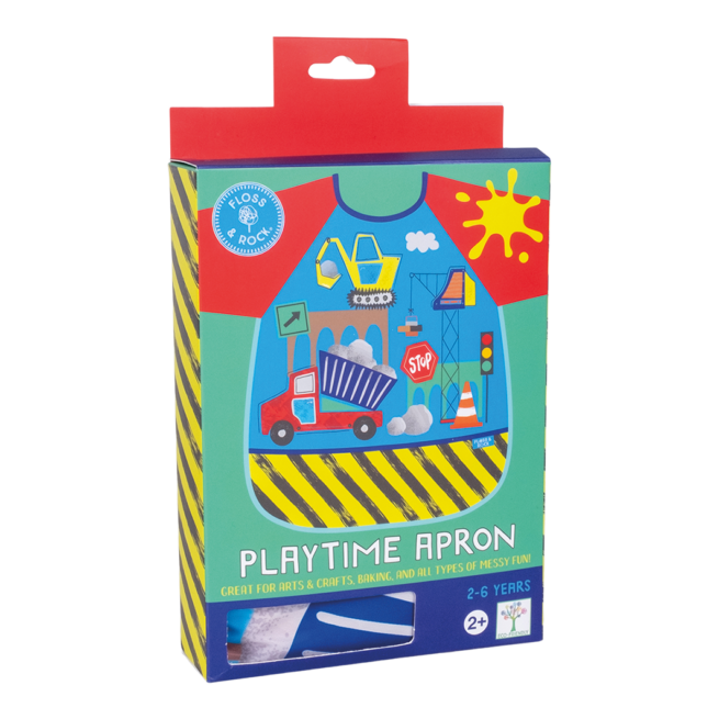 Floss & Rock Playtime Apron - Construction