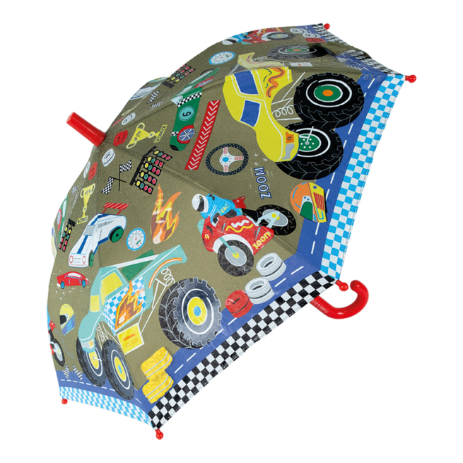 Floss & Rock Colour Changing Umbrella - Cars - Image 2