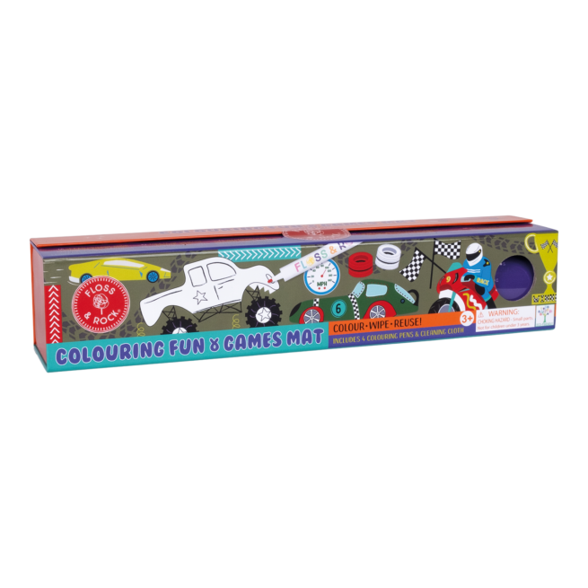 Floss & Rock Activity Mat - Cars