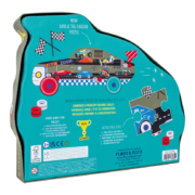 Floss & Rock 40 Pc Shaped Jigsaw Puzzle – Cars - Image 3