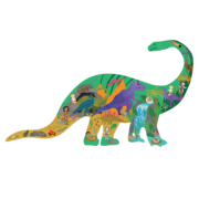 Floss & Rock 80 Pc Shaped Jigsaw Puzzle – Dinosaur - Image 2