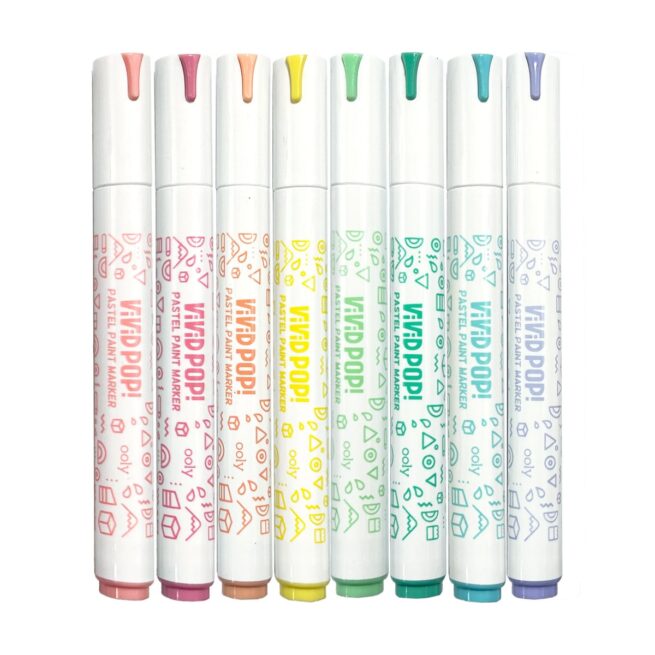 Ooly Markers – ViViD POP Paint! Markers - Pastel/8 - Image 2