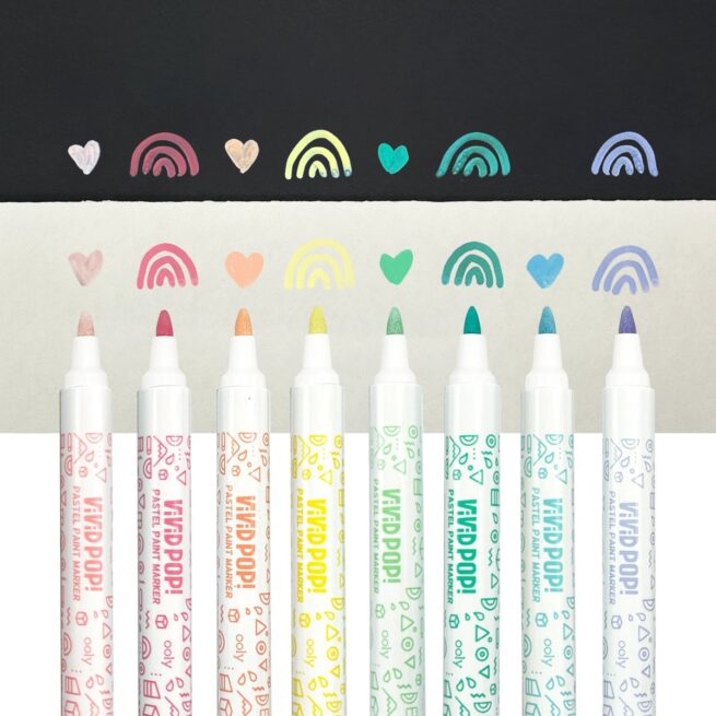 Ooly Markers – ViViD POP Paint! Markers - Pastel/8 - Image 3