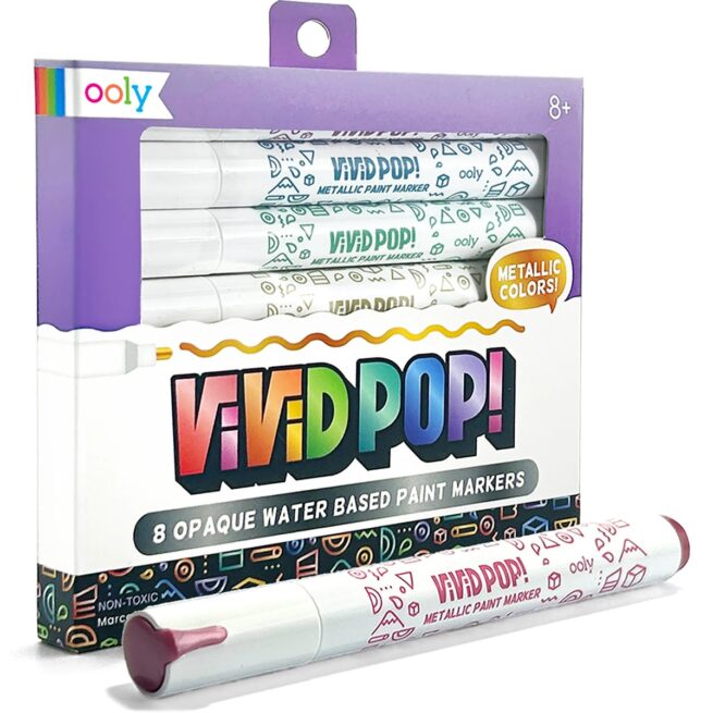Ooly Markers – ViViD POP Paint! Markers - Metallic/8